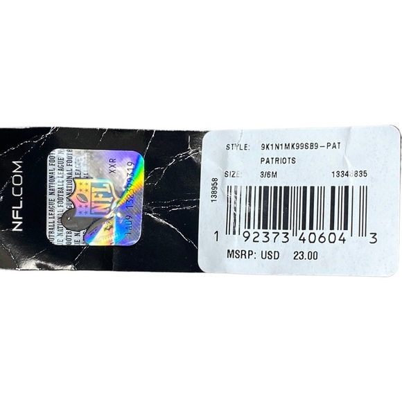 New England Patriots Baby Infants NFL Team Apparel Size 3-6 Months NEW. - Picture 3 of 6